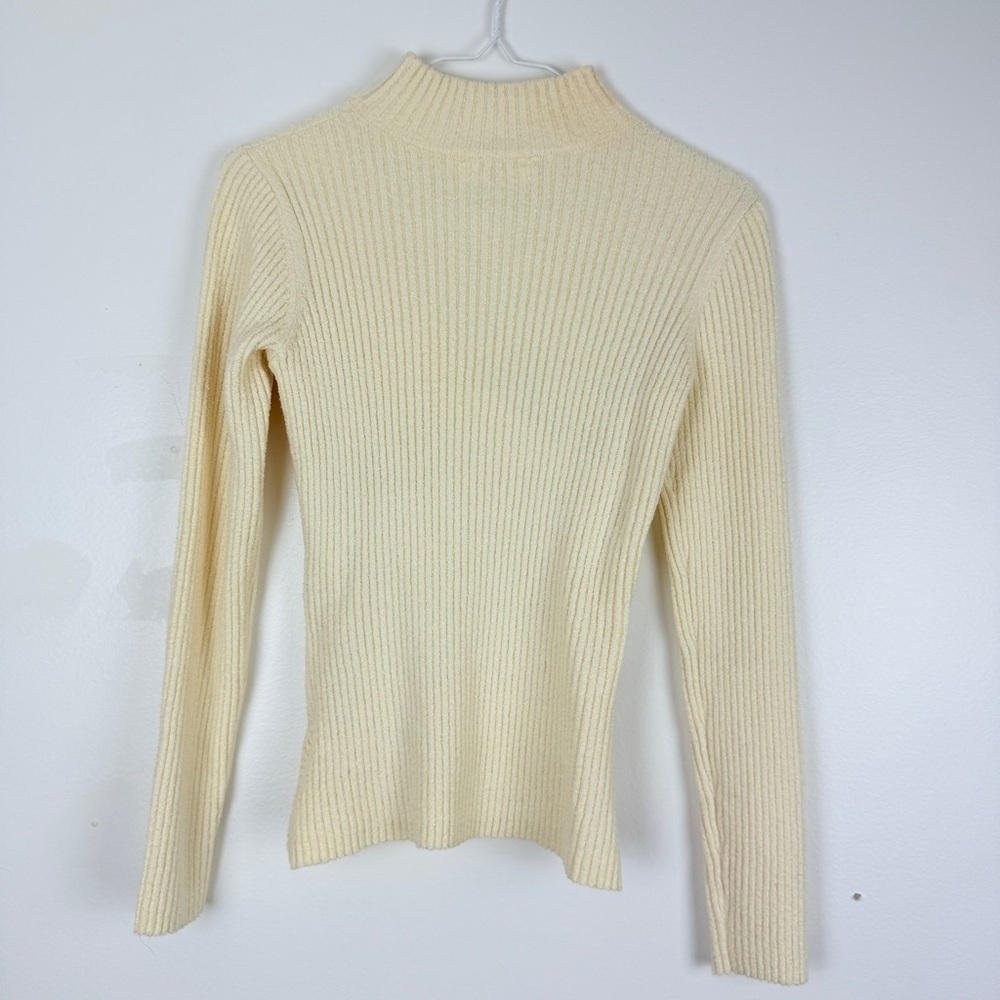 ASTR The Label Cream Ribbed Wrap Sweater
Cutout Neck Long Sleeve Top - Picture 6 of 8
